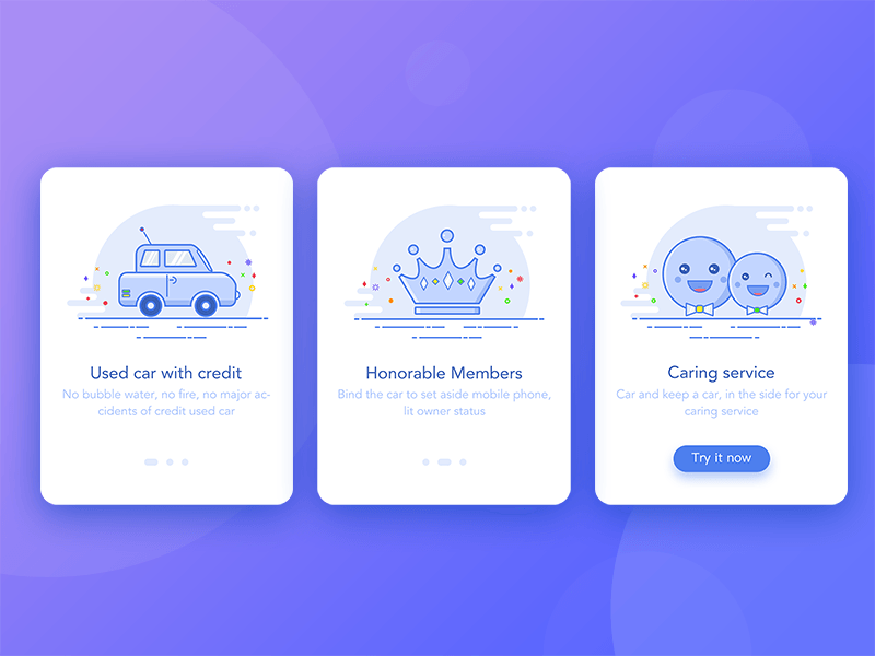 Guide page by wuyarong - Dribbble