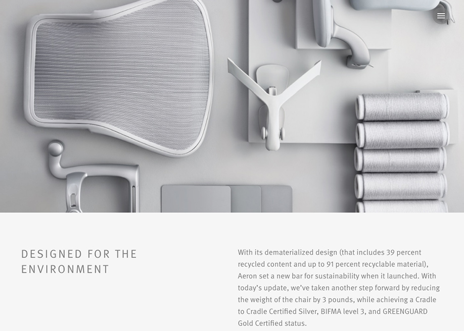 Features Product Page - Herman Miller