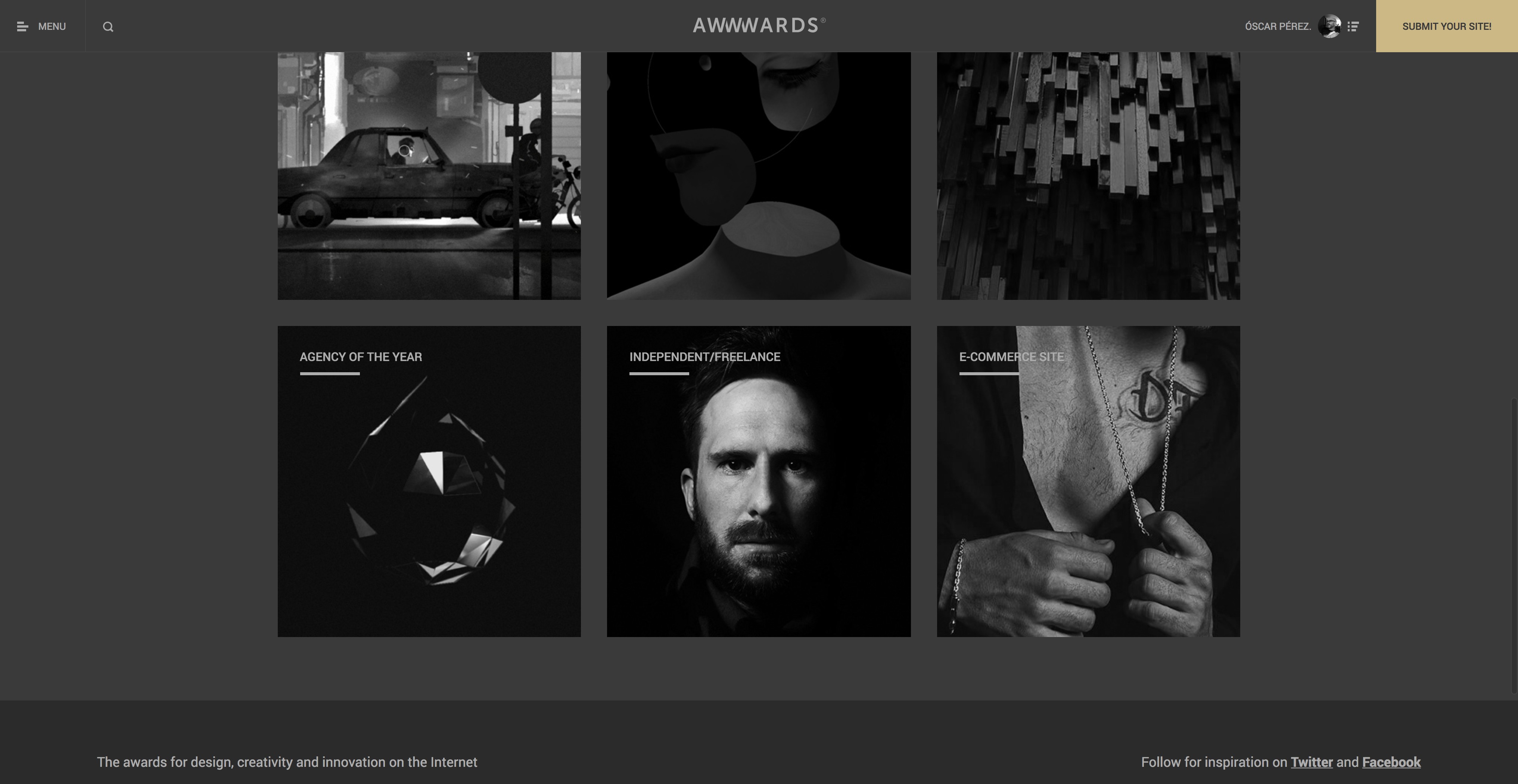 The awards for design, creativity and innovation on the internet