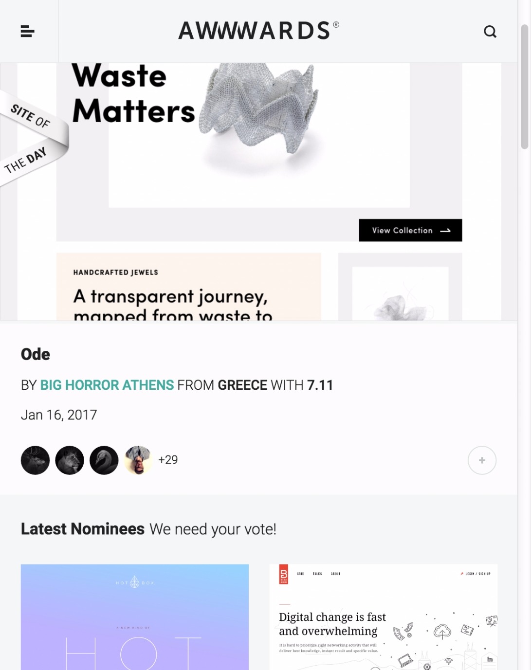 Awwwards - Website Awards - Best Web Design Trends