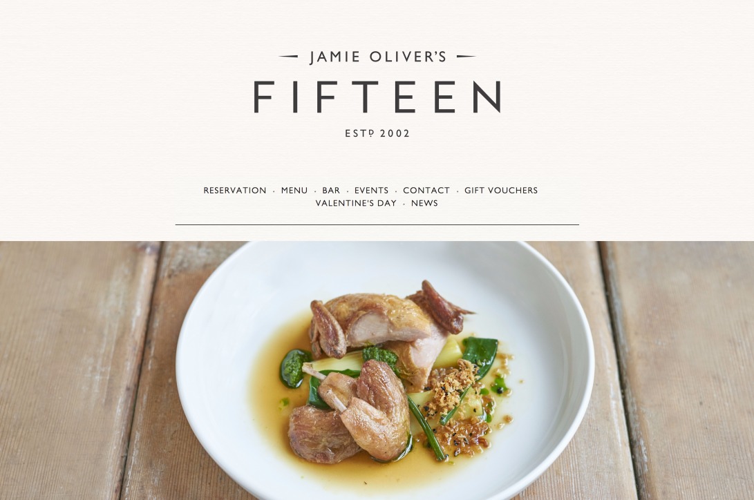 Jamie Oliver’s Fifteen restaurant London | Jamie Oliver | Welcome to Fifteen