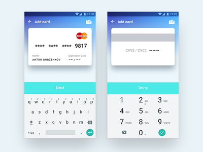 Add Card by Anton Borzenkov