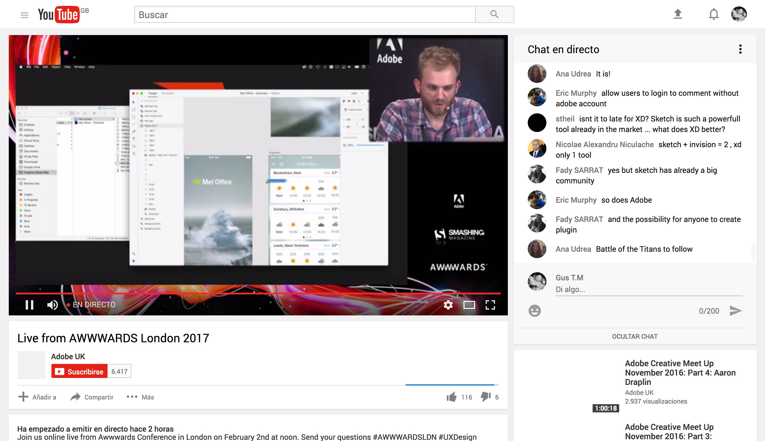 Live from AWWWARDS London 2017 - YouTube