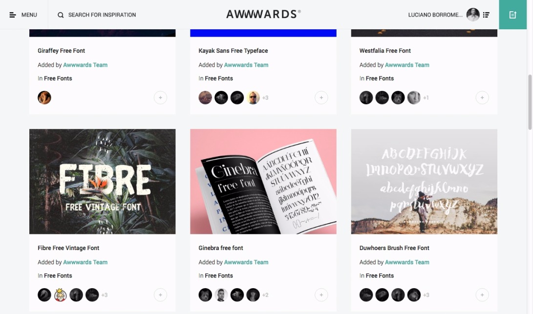 Free Fonts - Awwwards