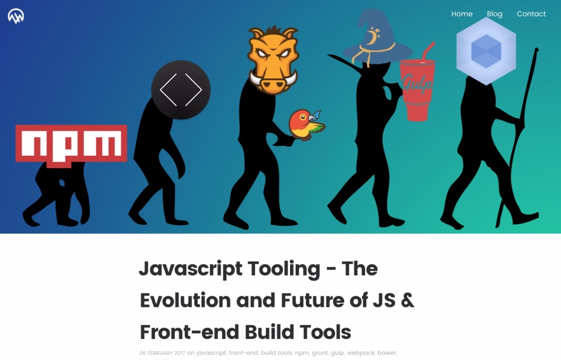 Javascript Tooling - The Evolution and Future of JS & Front-end Build Tools