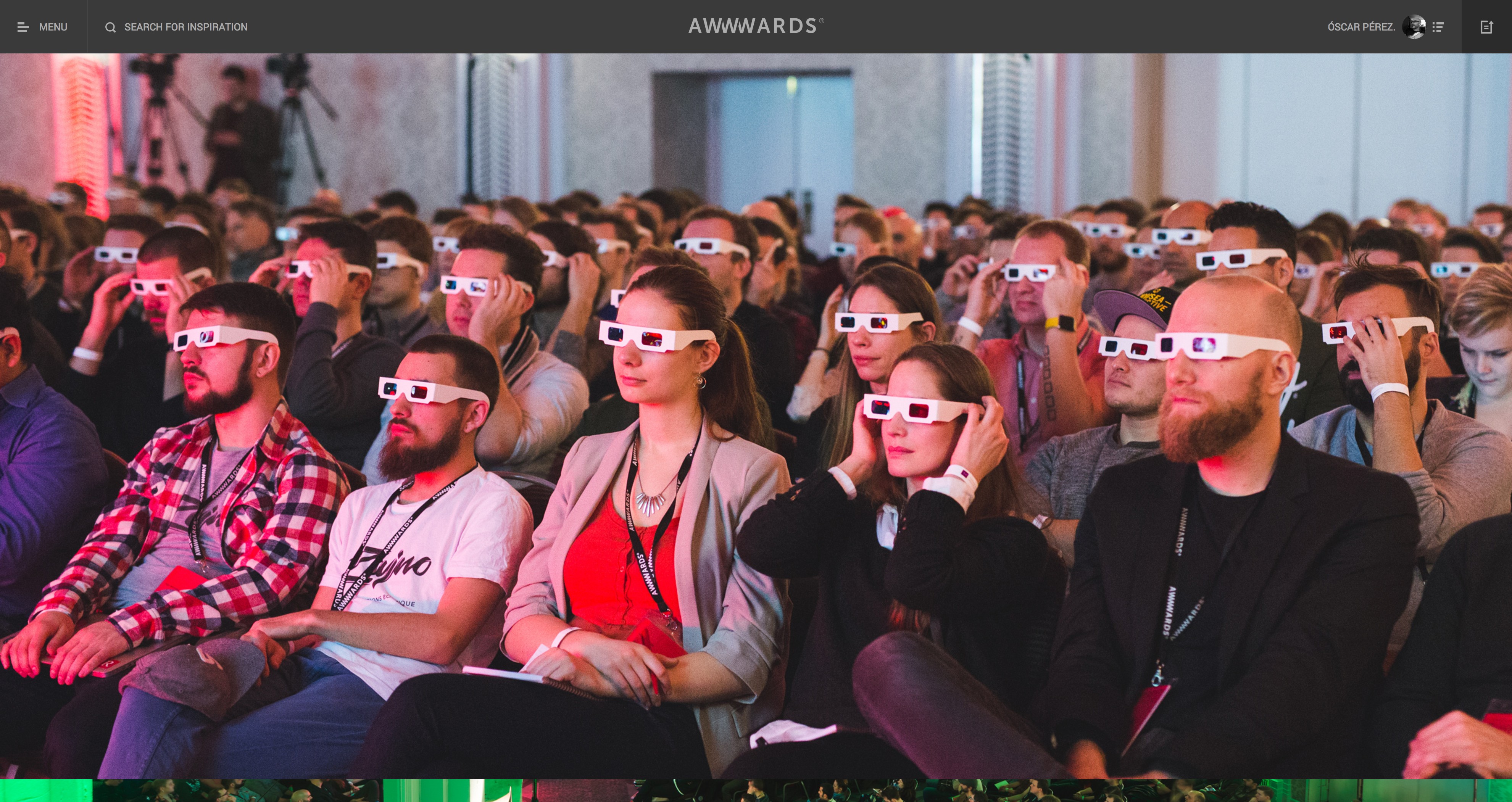 Awwwards London Conference 2017. Enjoy the experience, magical moments, friends and talks