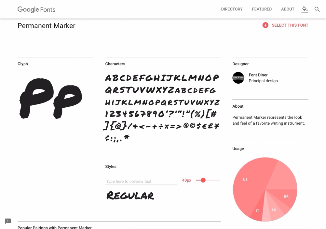 Permanent Marker - Google Fonts