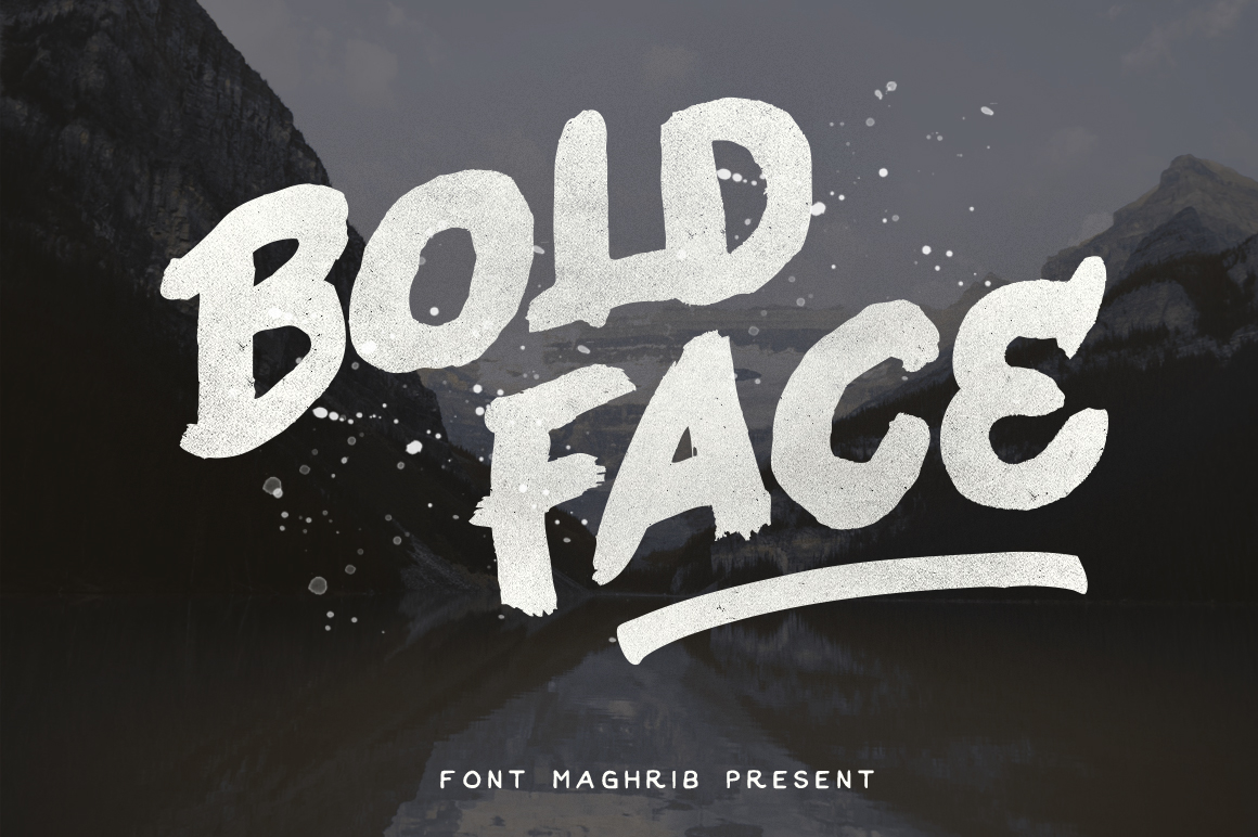 Bold Face Typeface on Behance