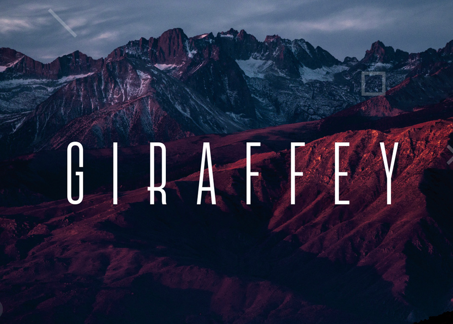 Giraffey Free Font