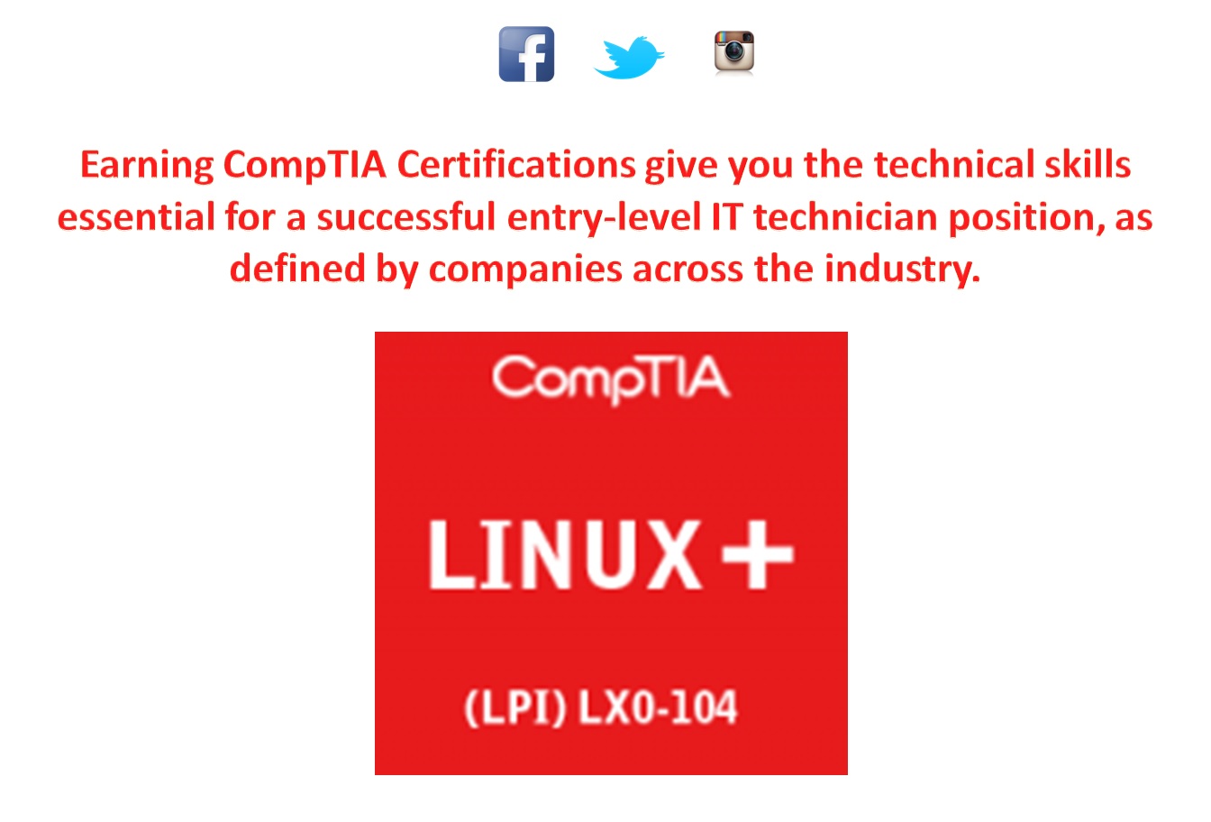 CompTIA Linux+ Powered Certifications Packages