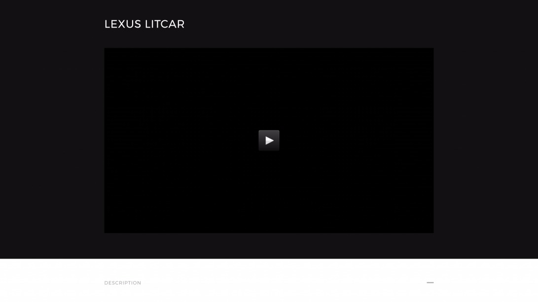 Lexus LITCar — Award Submit