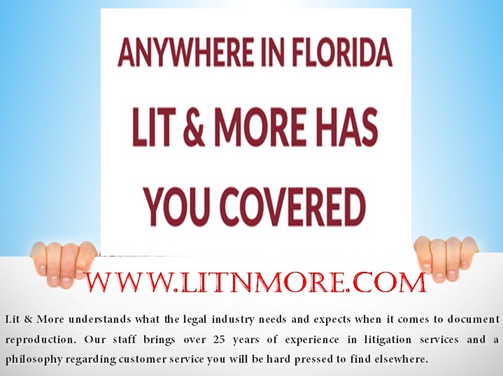 Electronic Discovery - Fort Lauderdale - Legal Services - Litnmore.Com