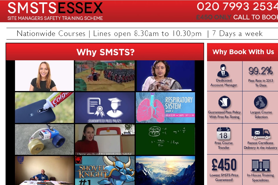  SMSTS Course Southend