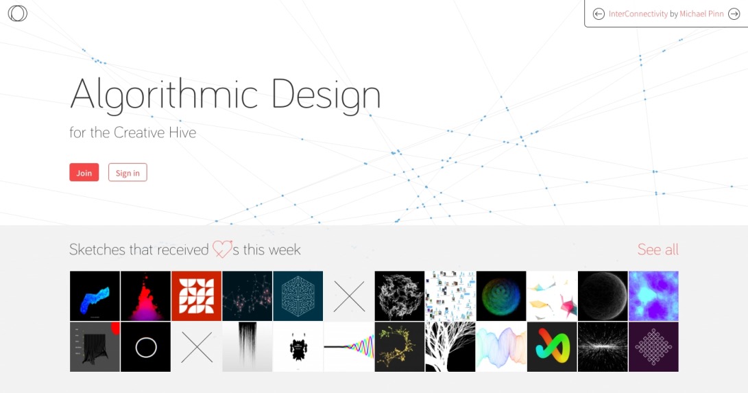 OpenProcessing - Algorithmic Designs Created with Processing
