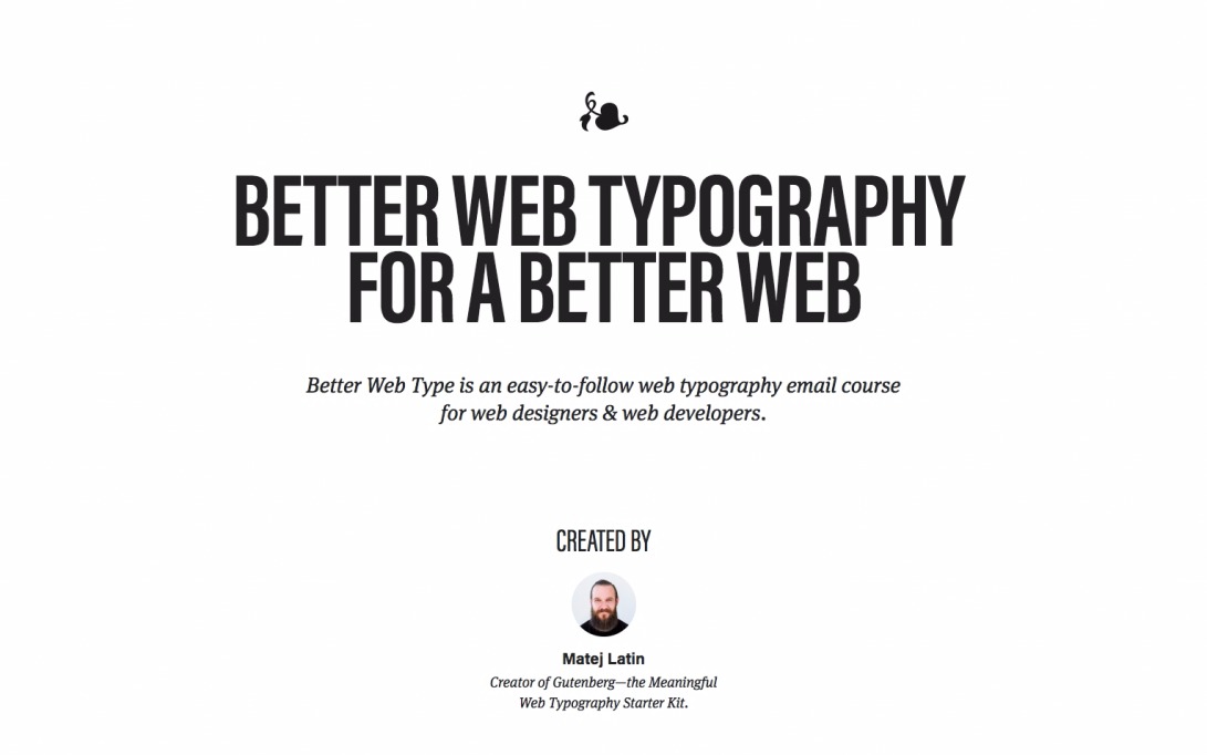Better Web Typography for a Better Web | Better Web Type
