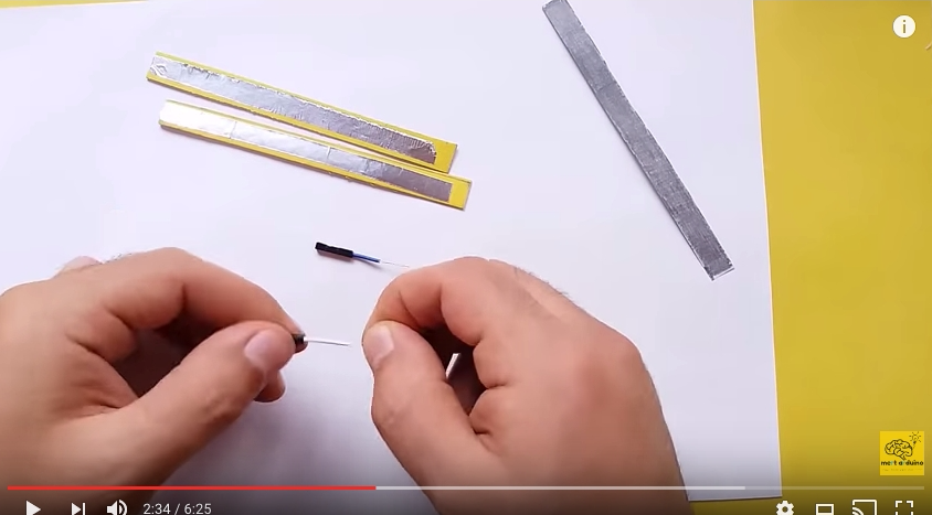 Arduino Tutorial 30: Make a Flex Sensor for Robotic Hand (Cheap and Simple) - YouTube
