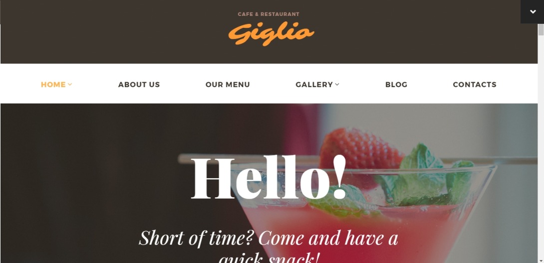 Demo for Giglio WordPress Theme #58390