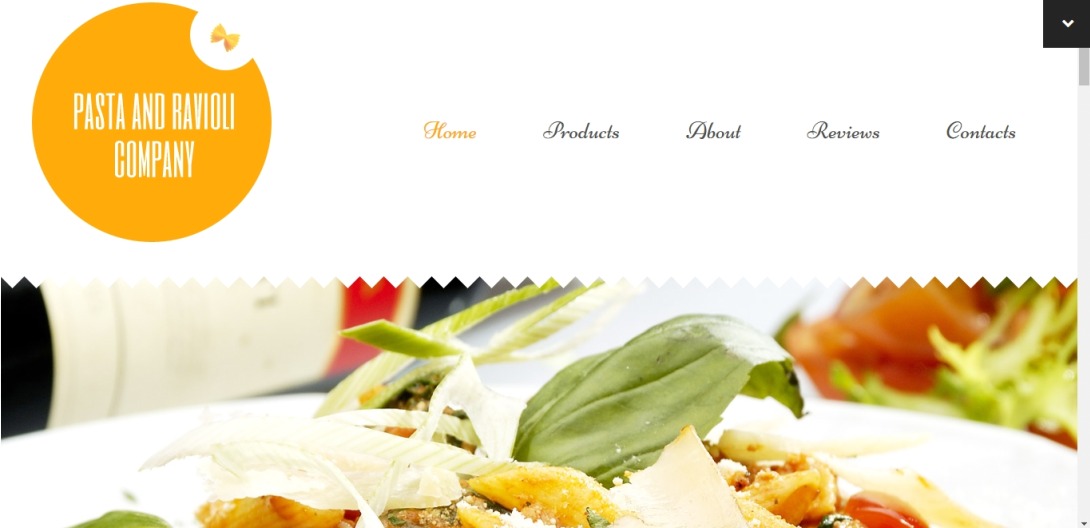 Demo Preview for Pasta and Ravioli Company WordPress Theme #55187