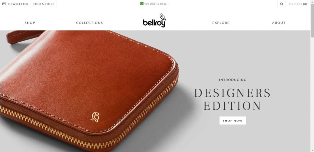 Slim Leather Wallets by Bellroy
