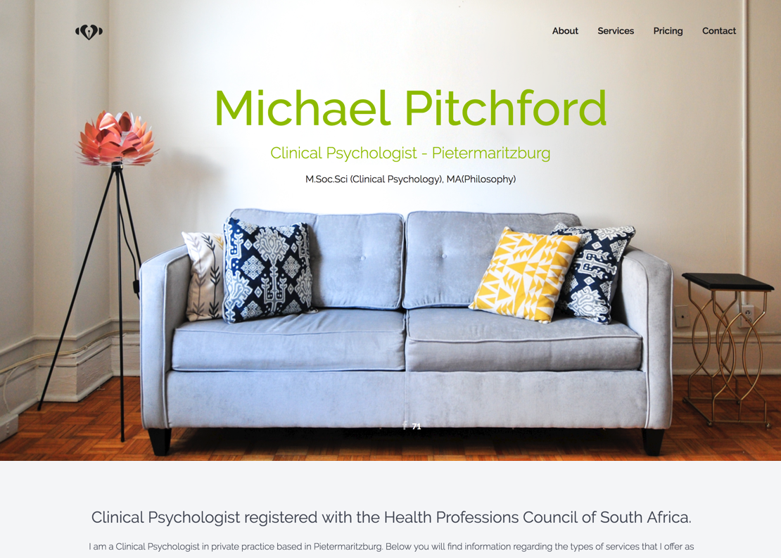 Michael Pitchford - Psychology