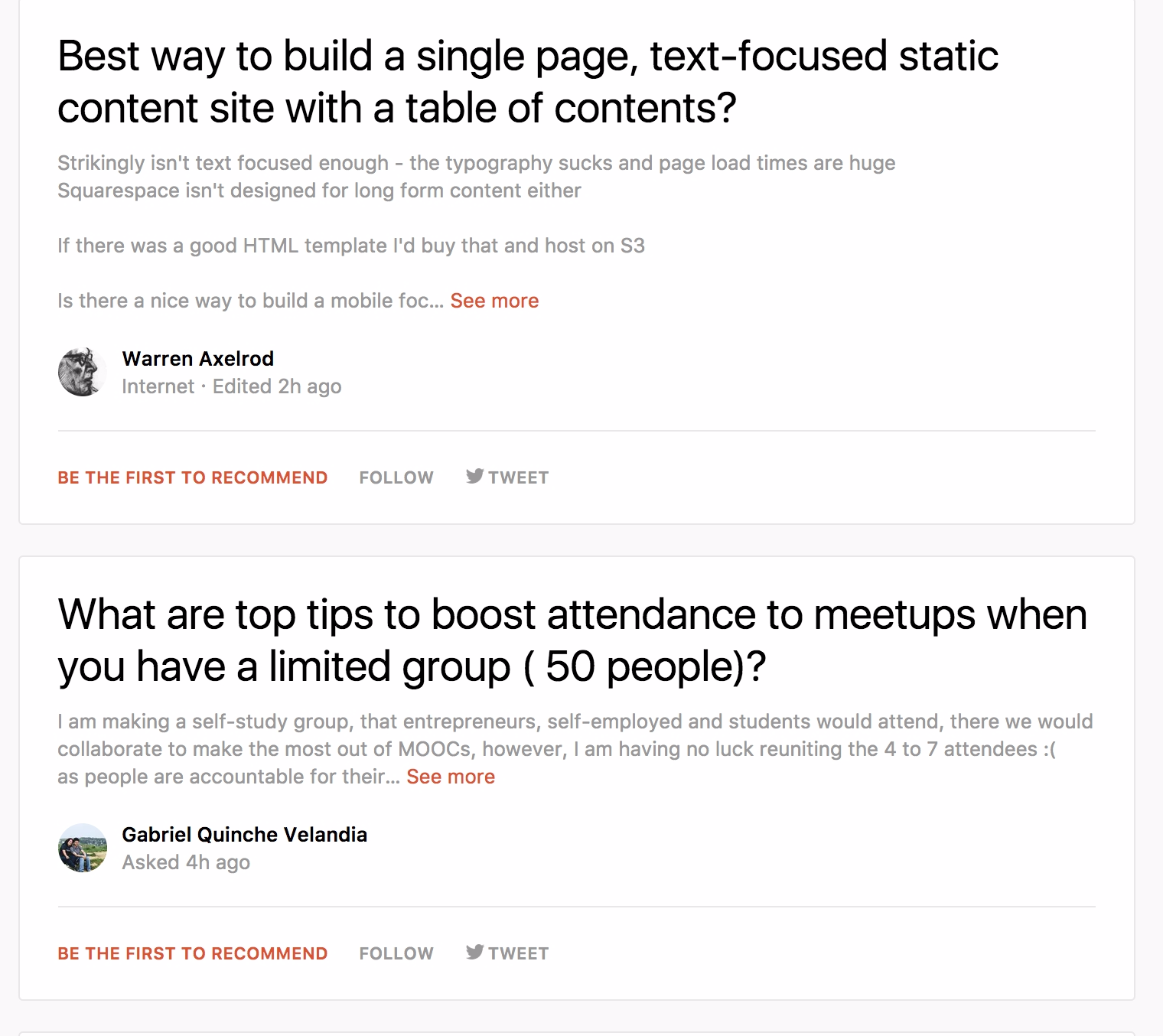 Ask Product Hunt