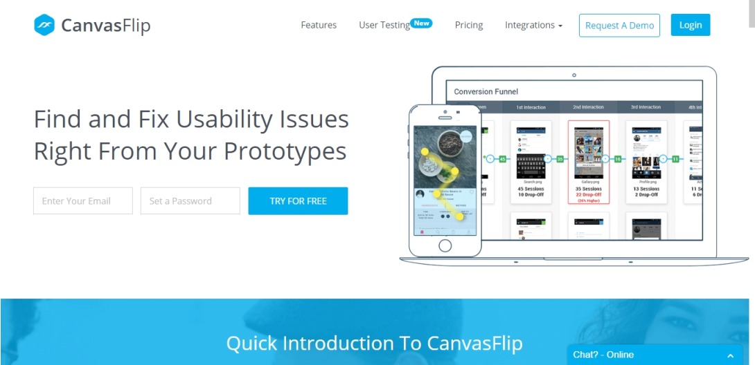 Free Prototyping and User Experience Testing Tool for iOS & Android Apps. CanvasFlip