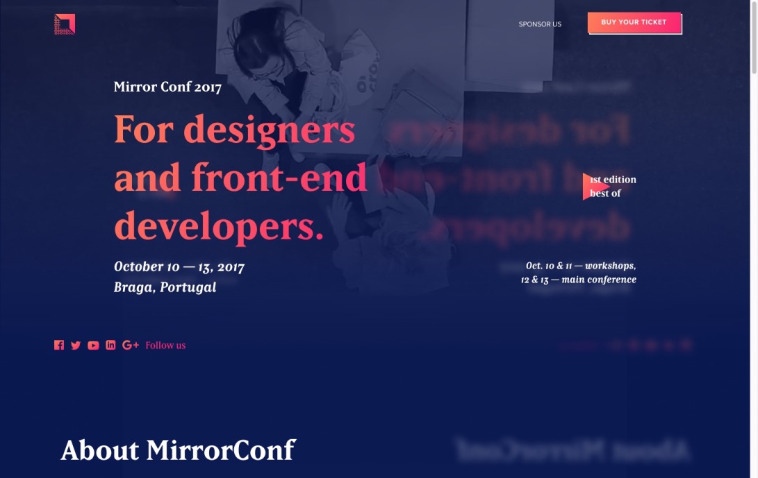 Mirror Conf 2017: a design and front-end development conference