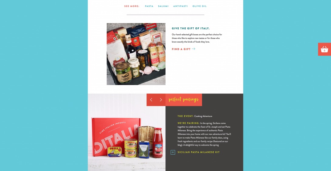 Gourmet Italian Food | Italian Gift Baskets | Ditalia