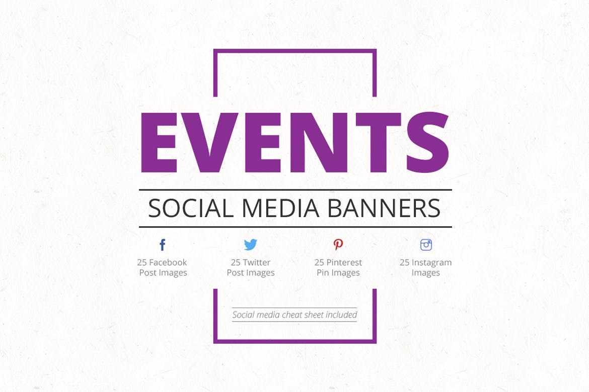 Events Social Media Banners by WebDonut on Envato Elements