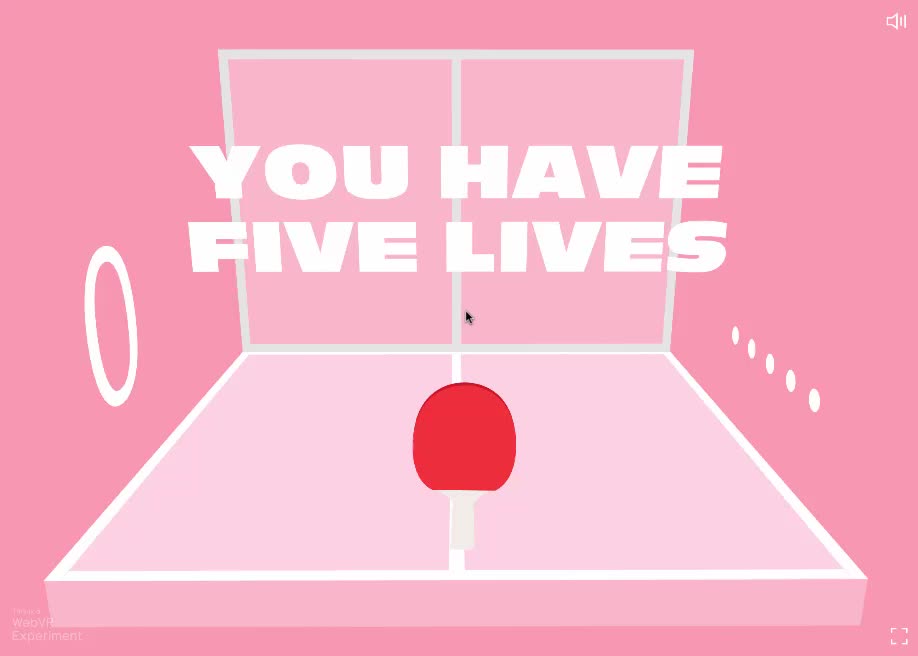 VR ping pong minigame Games Awwwards