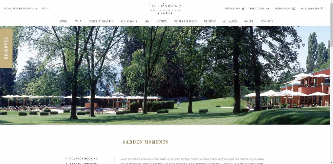 La Reserve Geneve :: Garden Moments