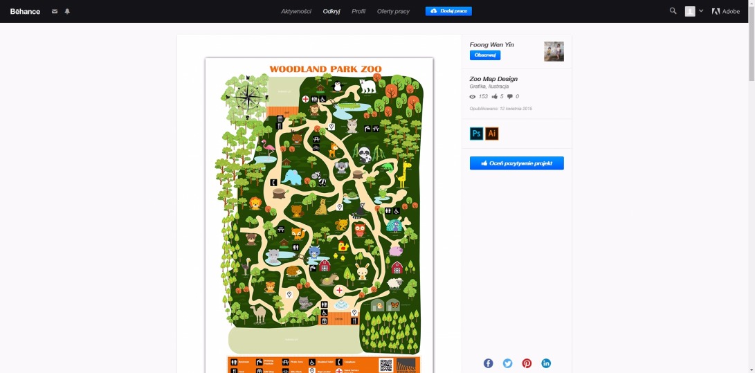 Zoo Map Design on Behance