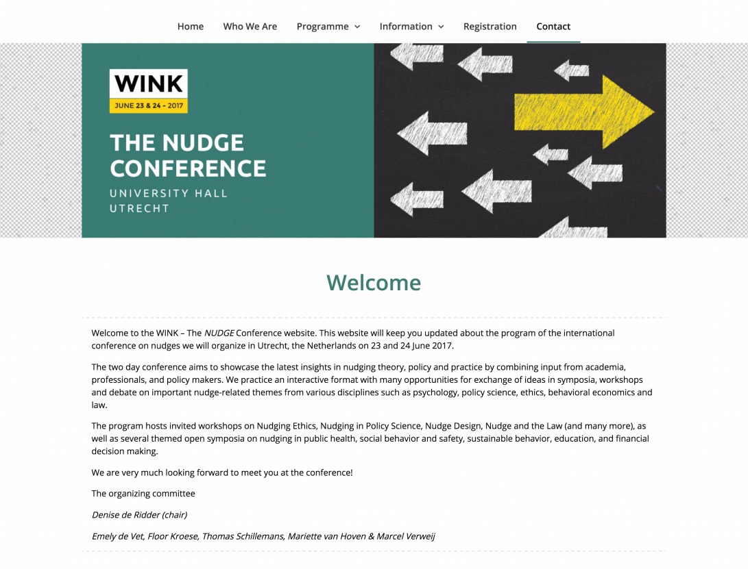 WINK | The Nudge Conference