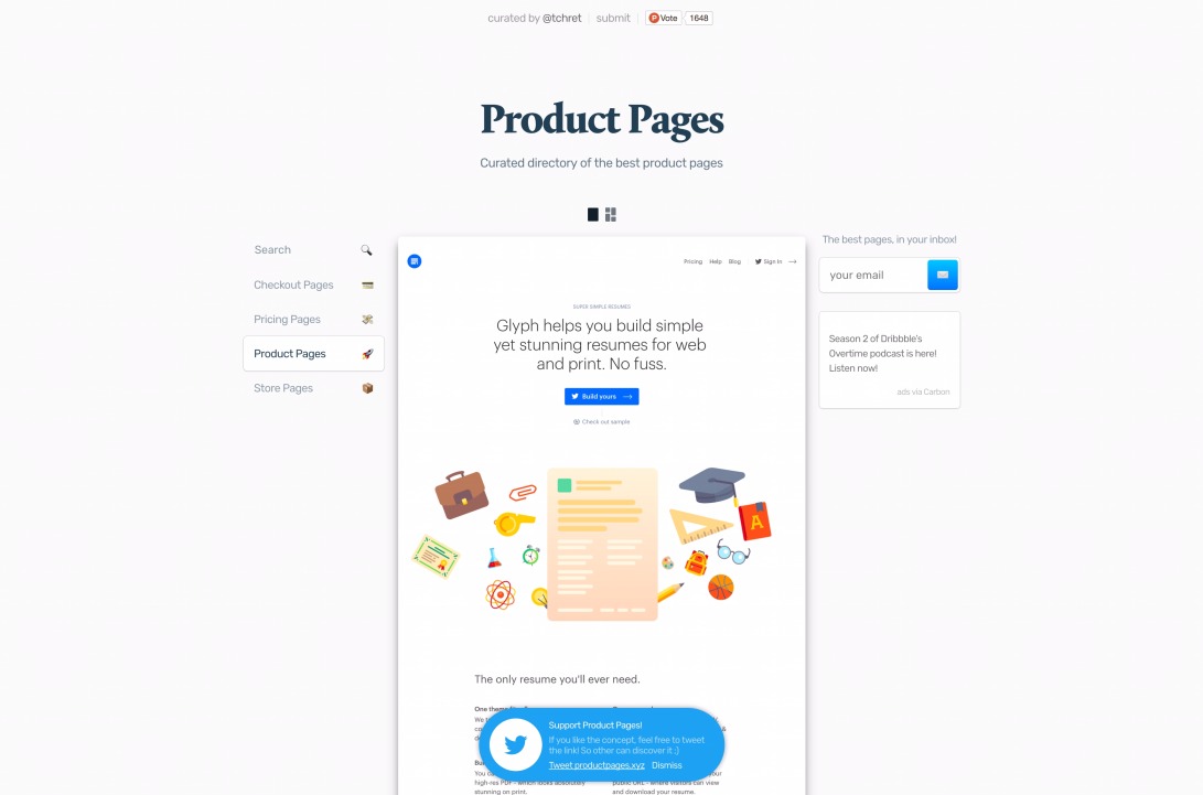 Product Pages