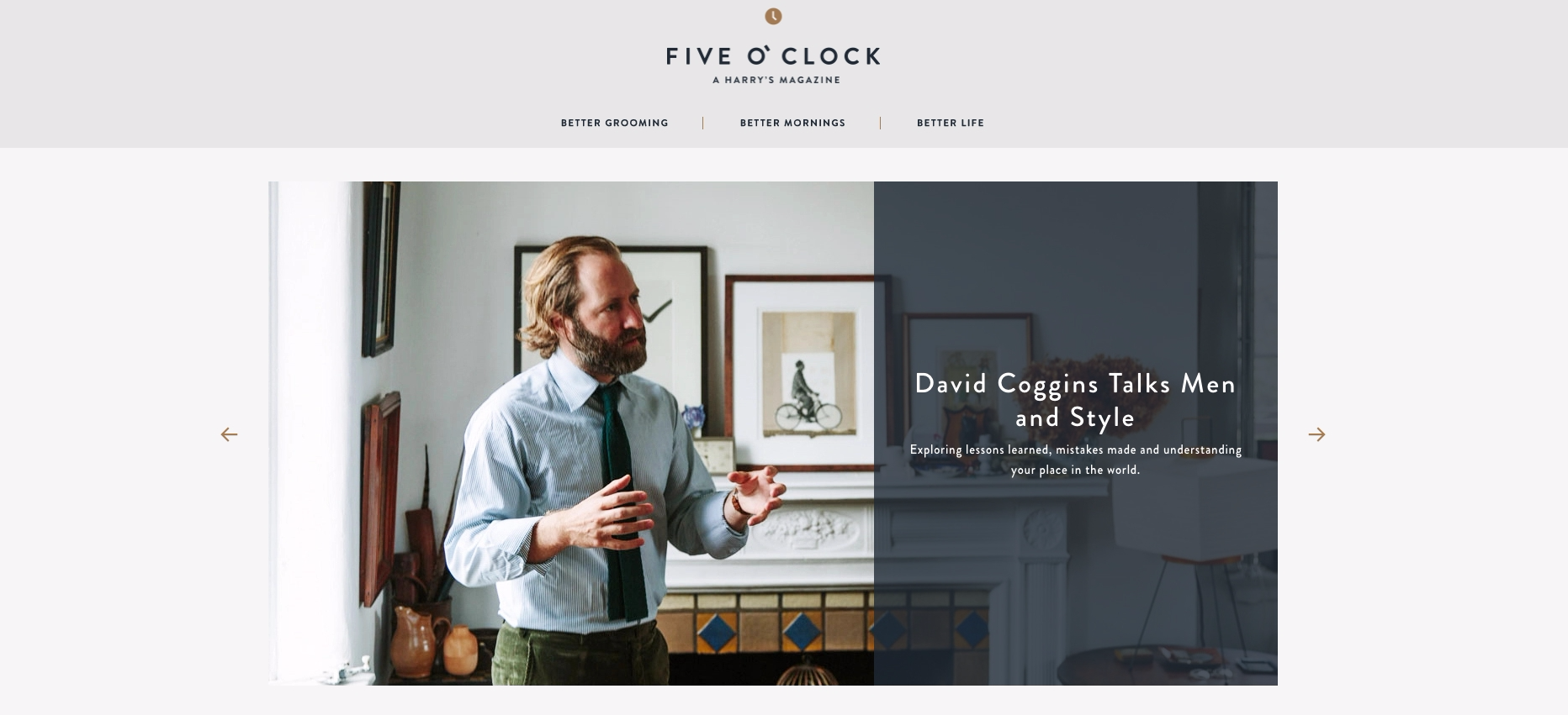 Five O'Clock | A Harry's Magazine