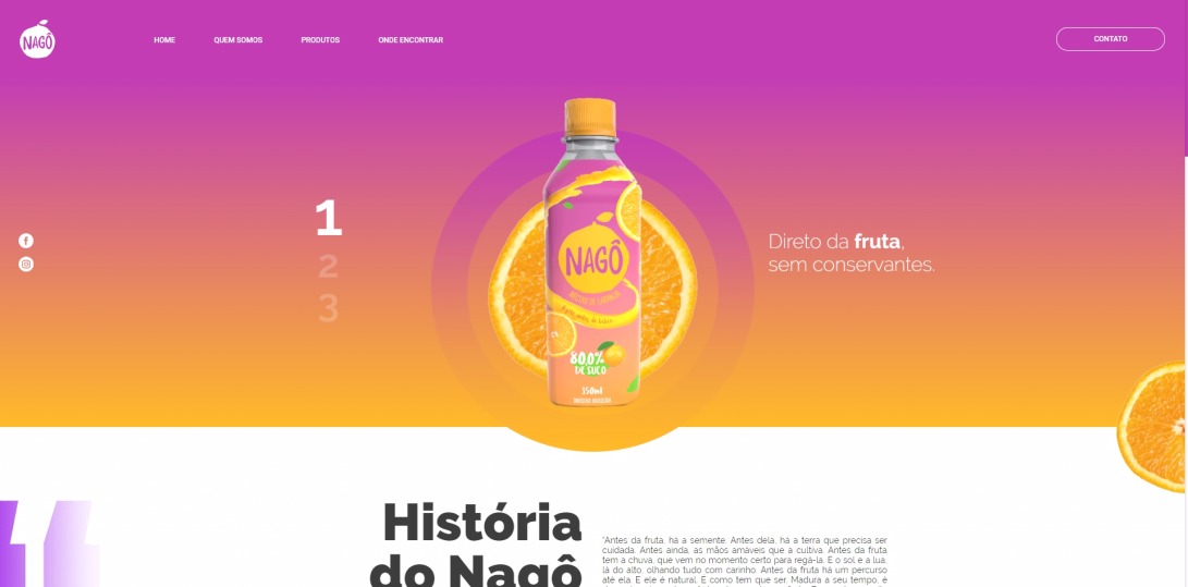 Suco Nagô | Direto da fruta, sem conservantes!