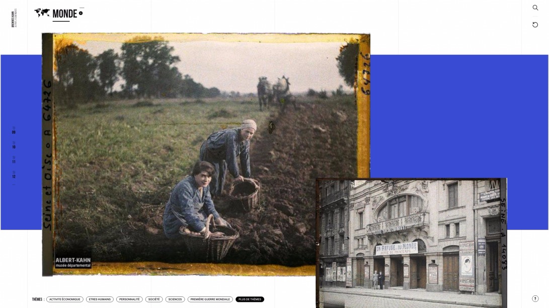 Un monde // Albert Kahn & Opendata
