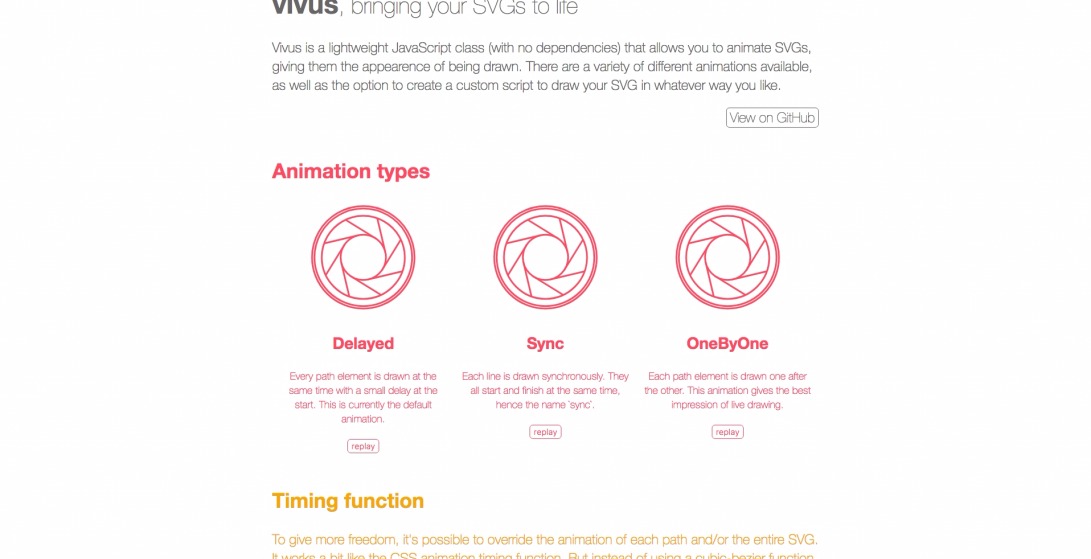 vivus.js - svg animation