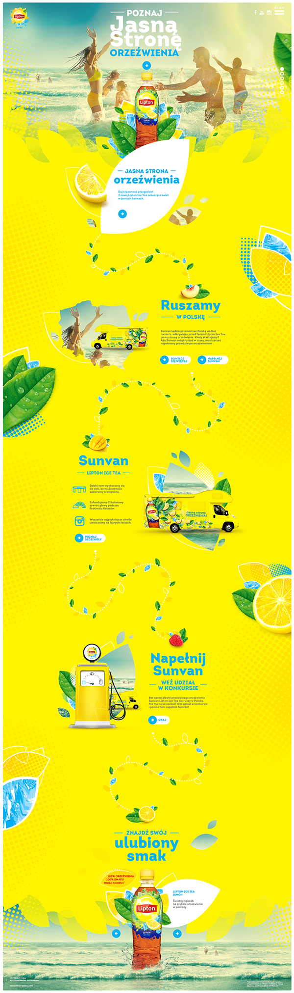 Lipton Ice Tea - Kierunek Orzeźwienie on Behance