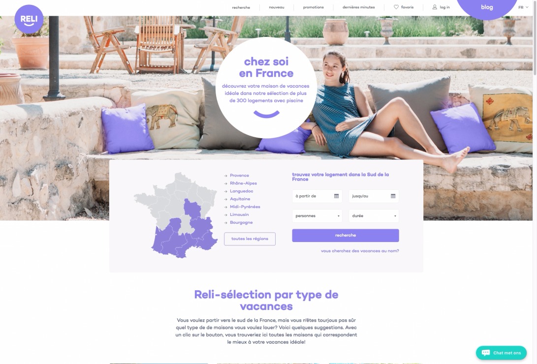 Reli location de maisons de vacances