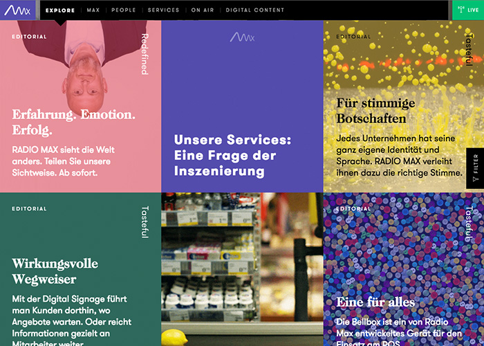 Radio Max Retail Experience - Awwwards Nominee