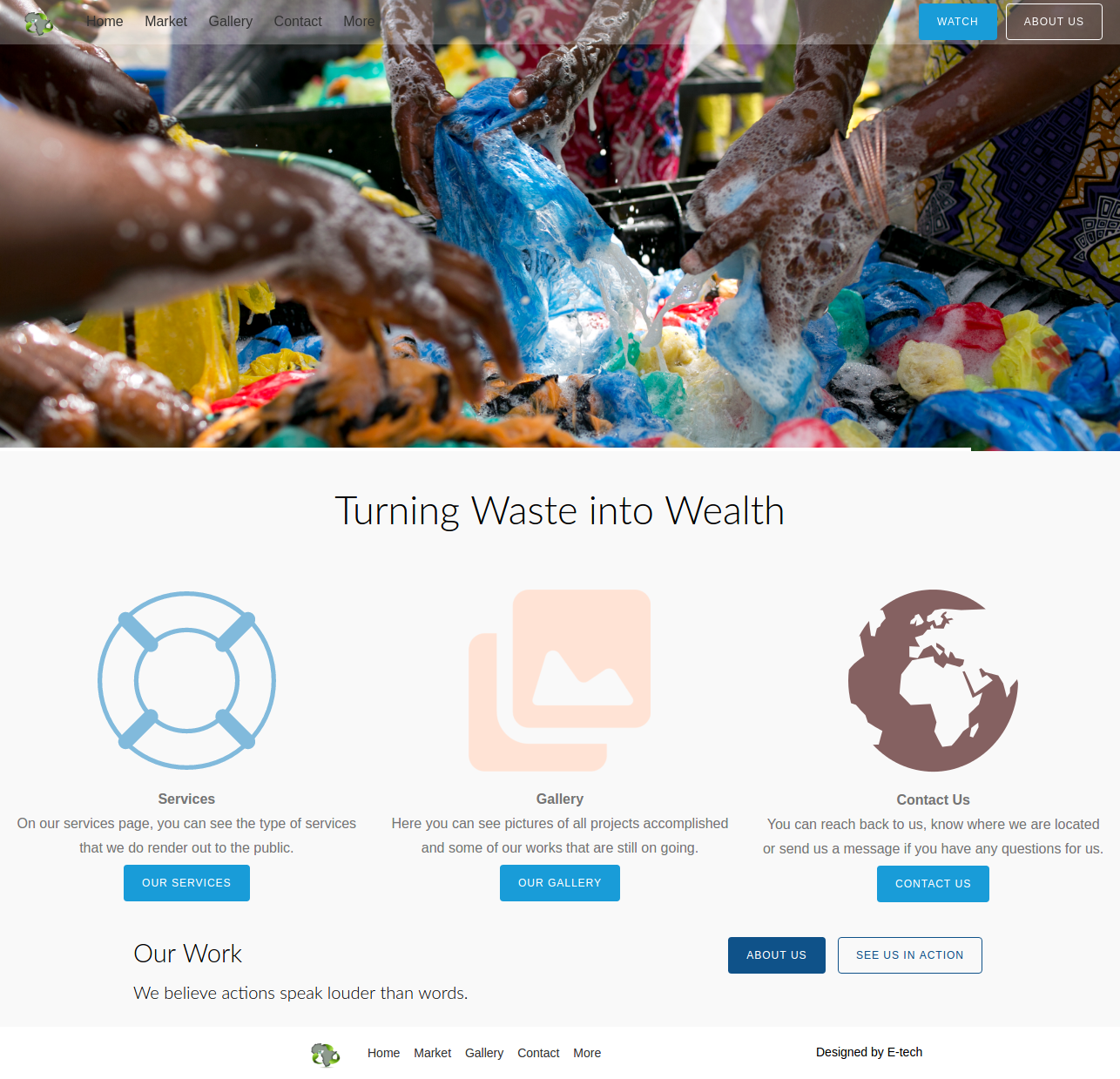 Yola Ecosentials Web design
