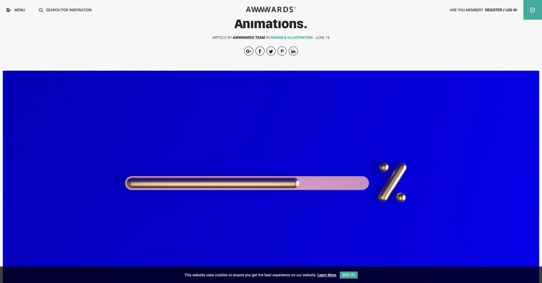 A Round-up of The Best Loading Animations.