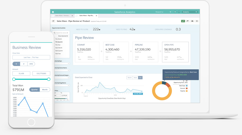 Sales Tracking App: Wave App for Sales - Salesforce.com