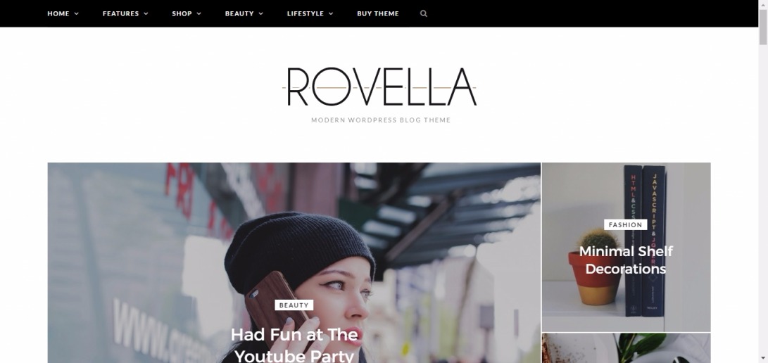 Rovella – Stylish Blog Theme