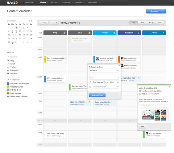 Content Calendar – Amy Guan, via Dribbble | User Experience | Pinterest