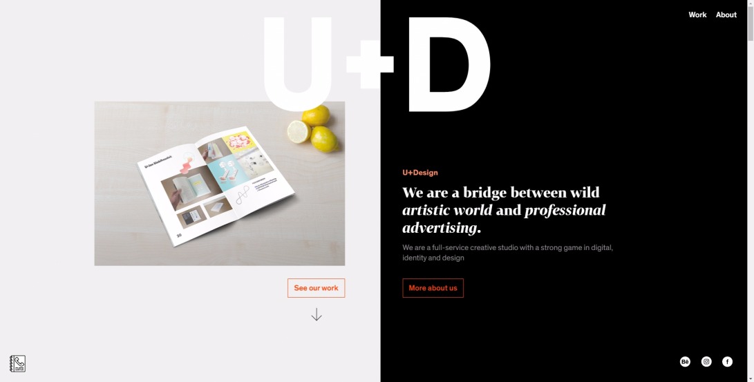 U+Design a bridge between wild artistic world and professional advertising