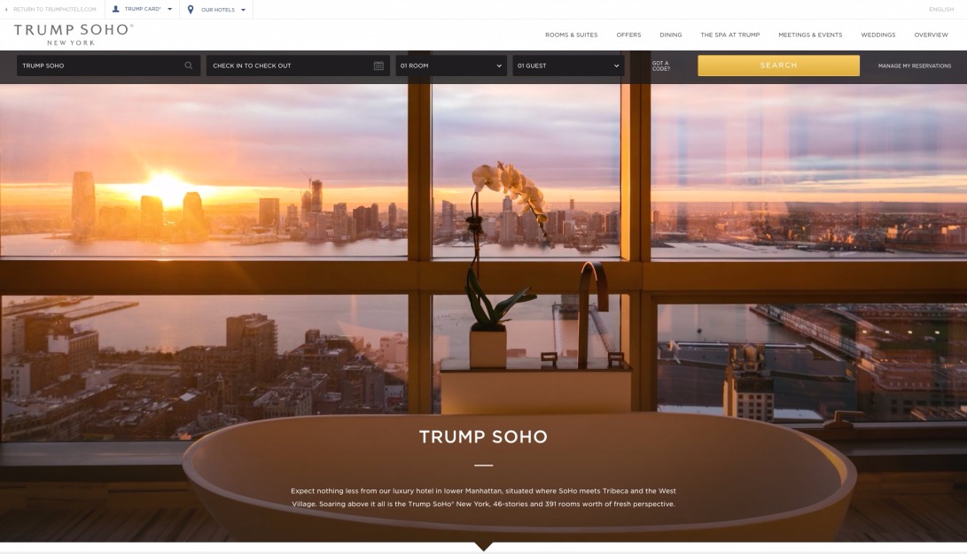 SoHo Hotels | Trump SoHo New York | Hotels in SoHo New York