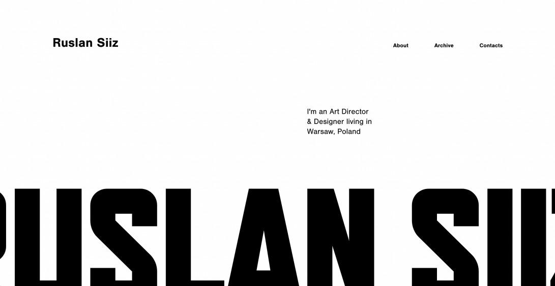 Portfolio of Ruslan Siiz