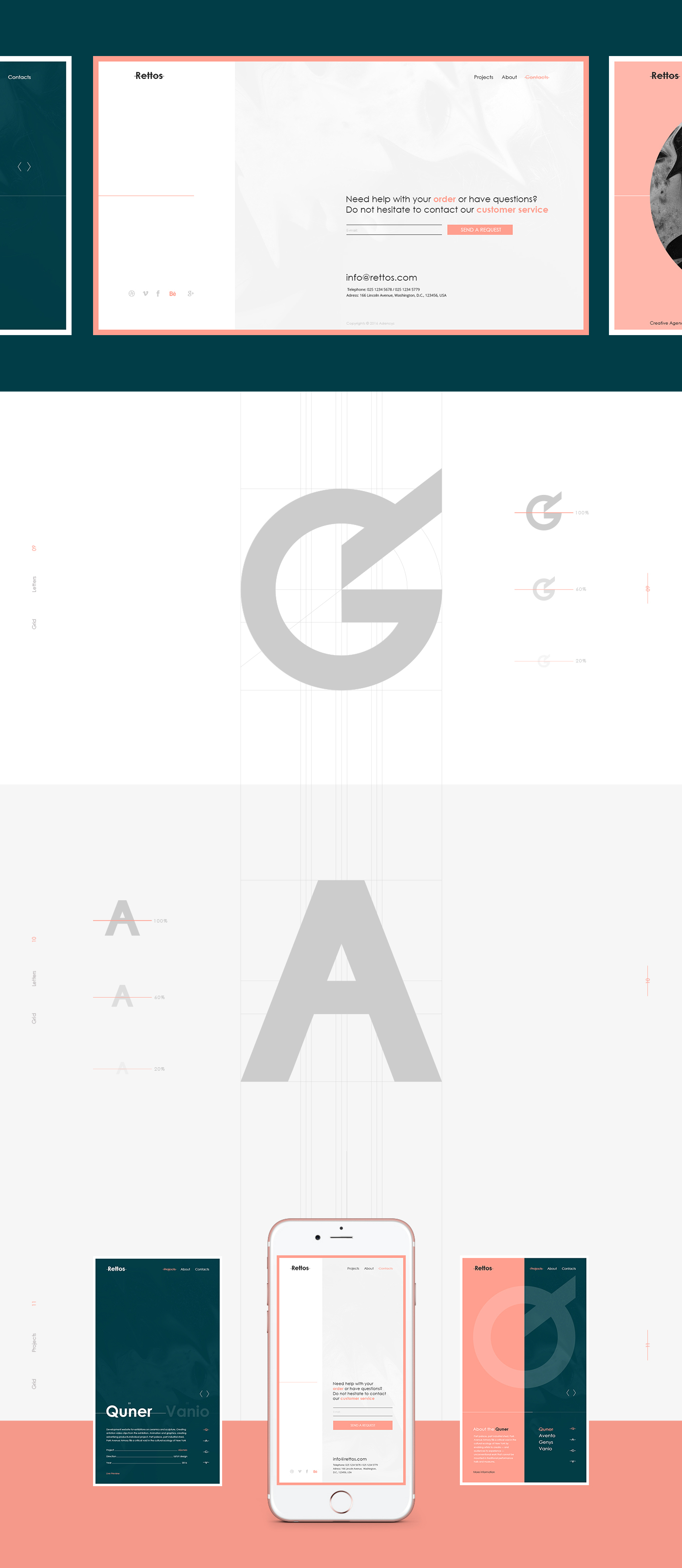 Rettos — digital agency on Behance